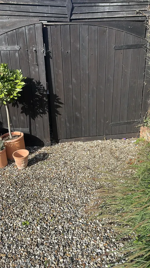 After: the same spot cleared by WasteMove